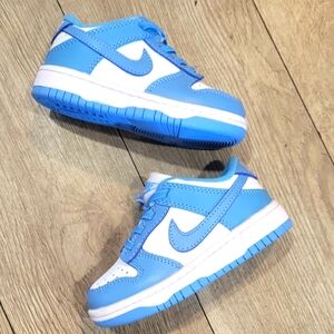 Kids 7.5C Nike Dunk Low UNC